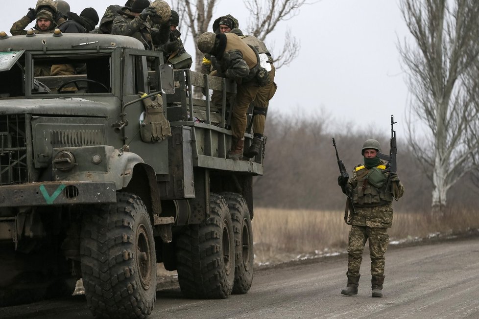 Ukrajinské jednotky se musely z oblasti Debalceve stáhnout