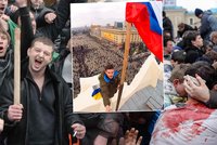 Lynč na rozdělené Ukrajině: Demonstranti na kolenou prosili o odpuštění!