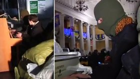 Ukrajinský opoziční "zpříjeňuje" demonstrantům protesty-