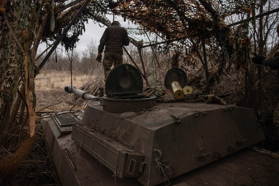 Ukrajinská armáda v Doněcké oblasti (16.2.2024)