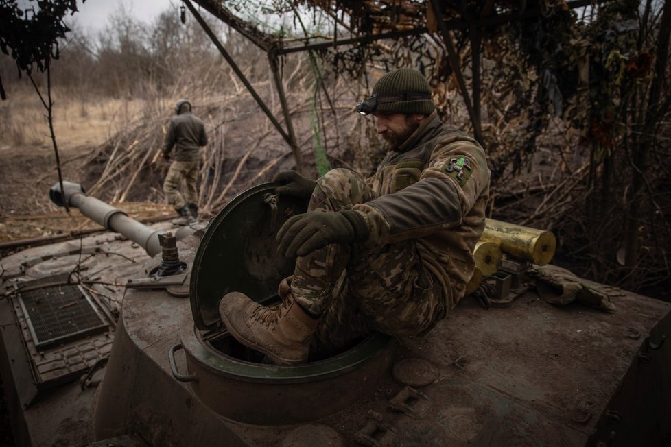 Ukrajinská armáda v Doněcké oblasti (16.2.2024)