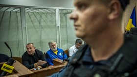 Kontroverzní ukrajinský miliardář Ihor Kolomojskyj u soudu. (2.9.2023)