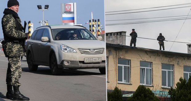 Krym: Rabování! Dav vyháněl z bytů ukrajinské pohraničníky a hrozil jim zastřelením