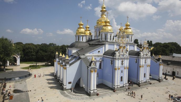 Pravoslavný kostel svatého Michala v Kyjevě