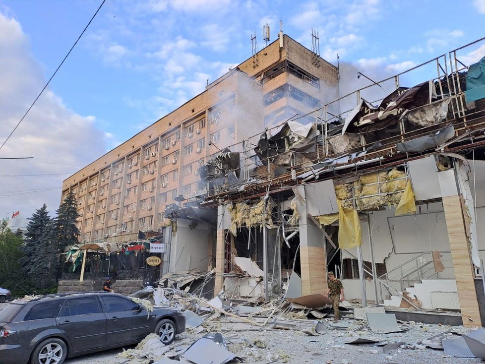 Útok na restauraci v Kramatorsku (27.6.2023)