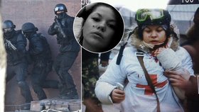 Děsivý příběh mladé zdravotnice: Ostřelovač ji v Kyjevě střelil do krku!