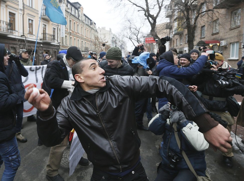 Demonstrace na Ukrajině