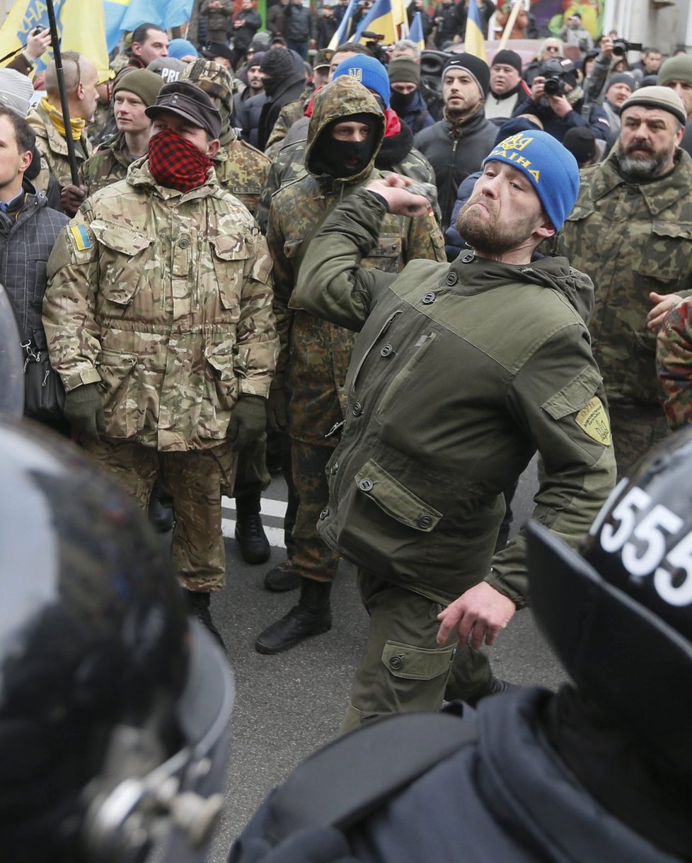 Demonstrace na Ukrajině