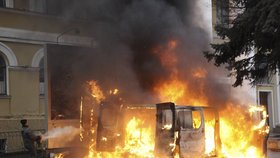 Ohně v kyjevských uclicích: Nic neobvyklého