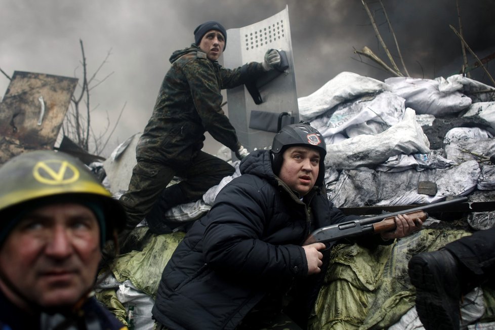 Ukrajinci na barikádách