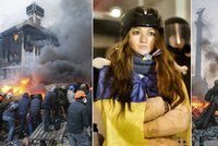 Ukrajinská demonstrantka se zamilovala do policisty! Láska barikády neuznává!