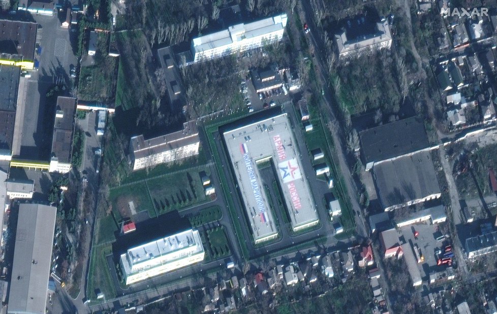 Nová ruská základna postavená v okupovaném Mariupolu