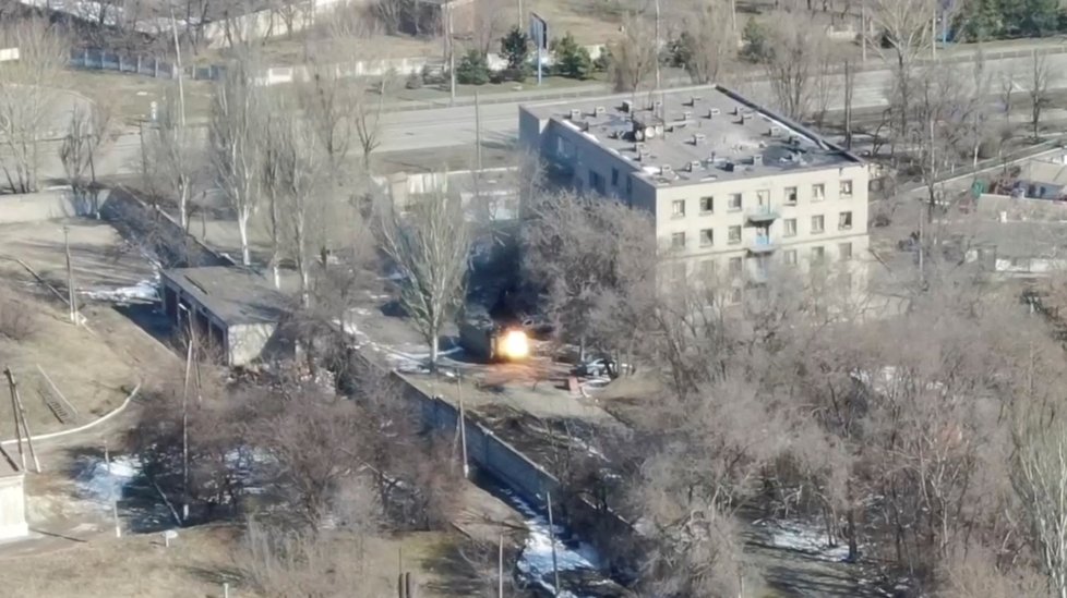 Střelba v Mariupolu.