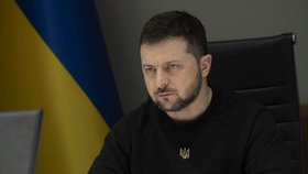 Prezident Zelenskyj promluvil online k ministrům obrany shromážděných v Ramsteinu.