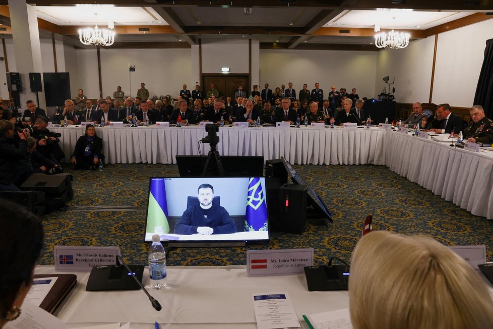 Setkání ministrů obrany ukrajinských spojenců v Ramsteinu