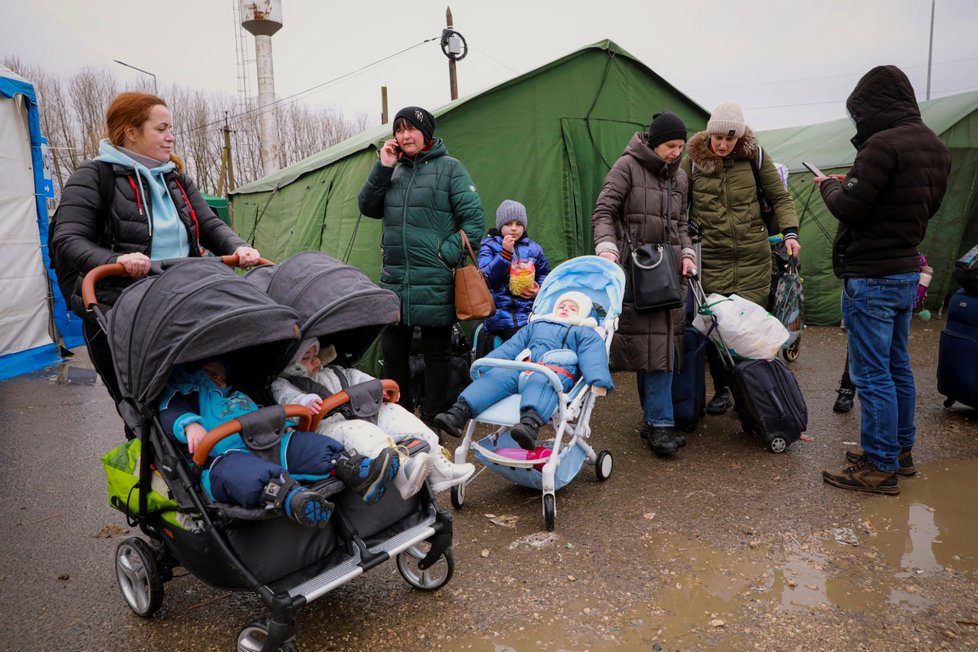 Válka na Ukrajině: Uprchlíci v Moldavsku (2.3.2022)