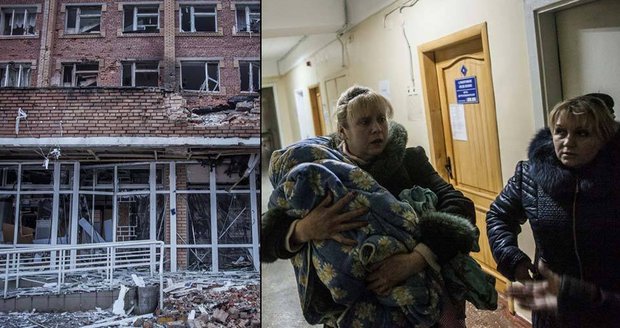 Dětská nemocnice dostala zásah granátem: Boje na Ukrajině nekončí, nejmenší jsou v ohrožení!