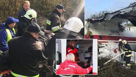 Pět mrtvých po nouzovém přistání ukrajinského letadla u Lvova.