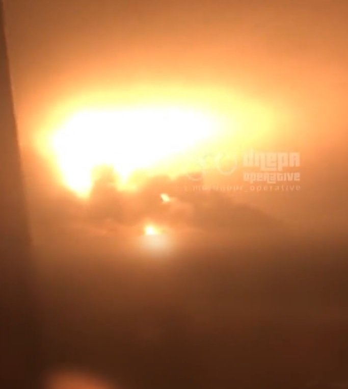 Exploze v zařízení infrastruktury v Novomoskovsku