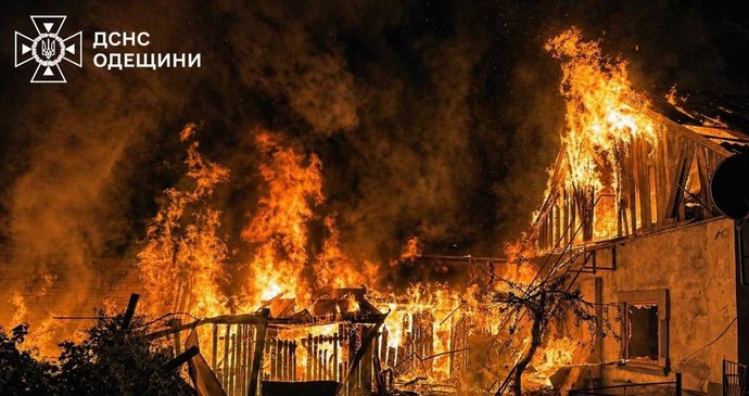 Ohnivé peklo: Ruský útok na Oděskou oblast