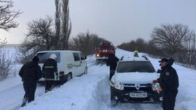 Zima udeřila na Ukrajině (27.11.2023)