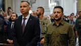 Zelenskyj a Duda uctili památku obětí masakru na Volyni. Poláci žádají po 80 letech omluvu 