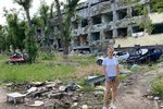 Ukrajinská blogerka Marianna se vrátila do rozbombardované porodnice.