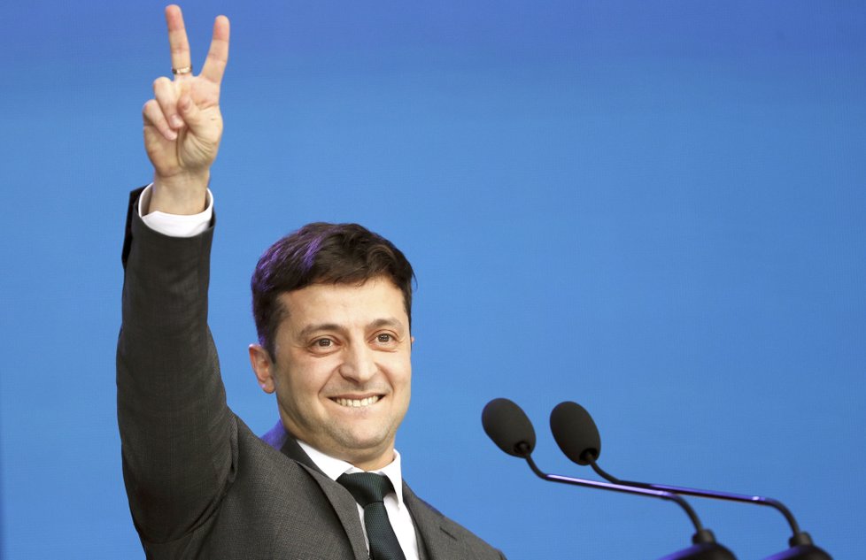 Nový ukrajinský prezident Volodymyr Zelenskyj