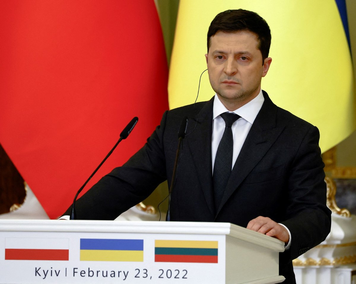 Ukrajinský prezident Volodymyr Zelenskyj