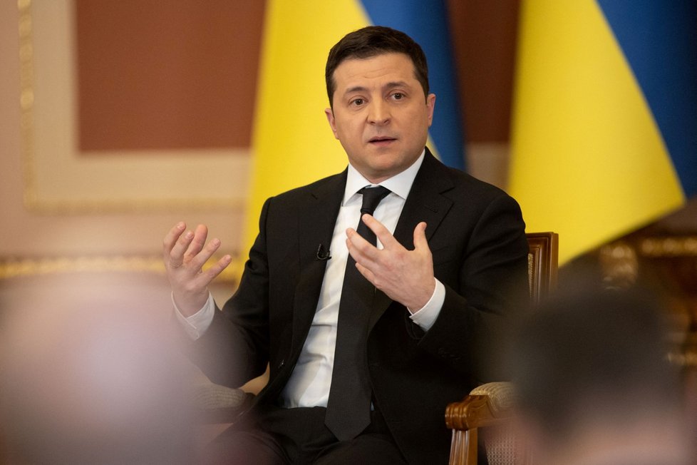 Ukrajinský prezident Volodymyr Zelenskyj