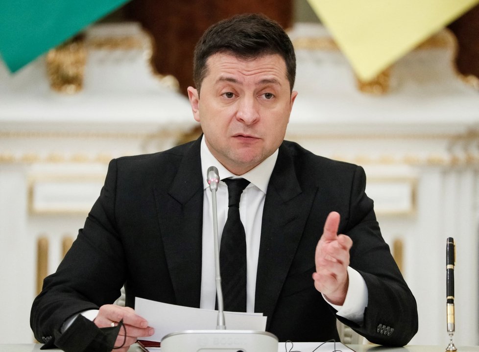 Ukrajinský prezident Volodymyr Zelenskyj