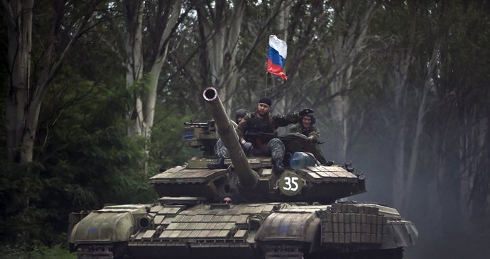 Proruští povstalci na Ukrajině