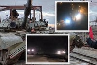 Putinovi „mírotvorci“: Ruské tanky a konvoje přijely pod rouškou noci na východ Ukrajiny
