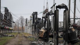 Rusy zdevastovaná energetická infrastruktura na Ukrajině