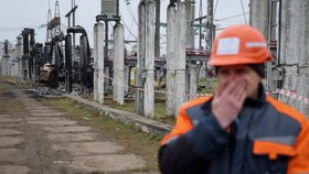 Rusy zdevastovaná energetická infrastruktura na Ukrajině