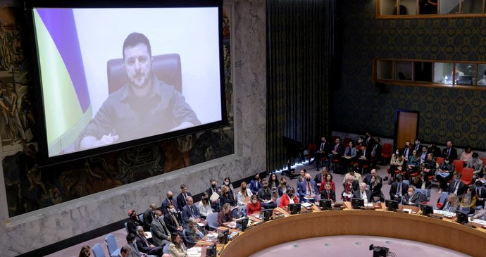 Zasedání Rady bezpečnosti OSN. (5.4.2022)