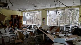 Vybombardované školy na Ukrajině