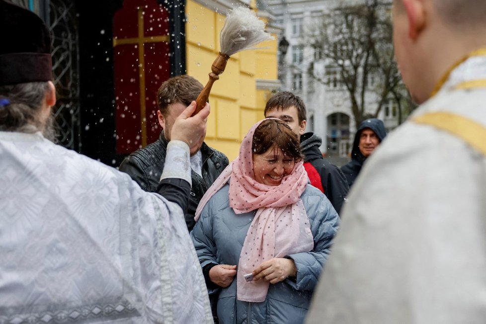 Pravoslavné Velikonoce v Kyjevě. (15.4.2023)