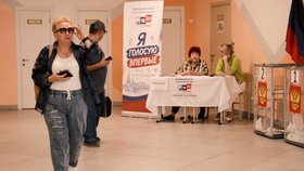 Volby v Ruskem okupovaných oblastech na Ukrajině.