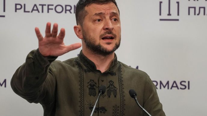 Ukrajinský prezident Volodymyr Zelenskyj