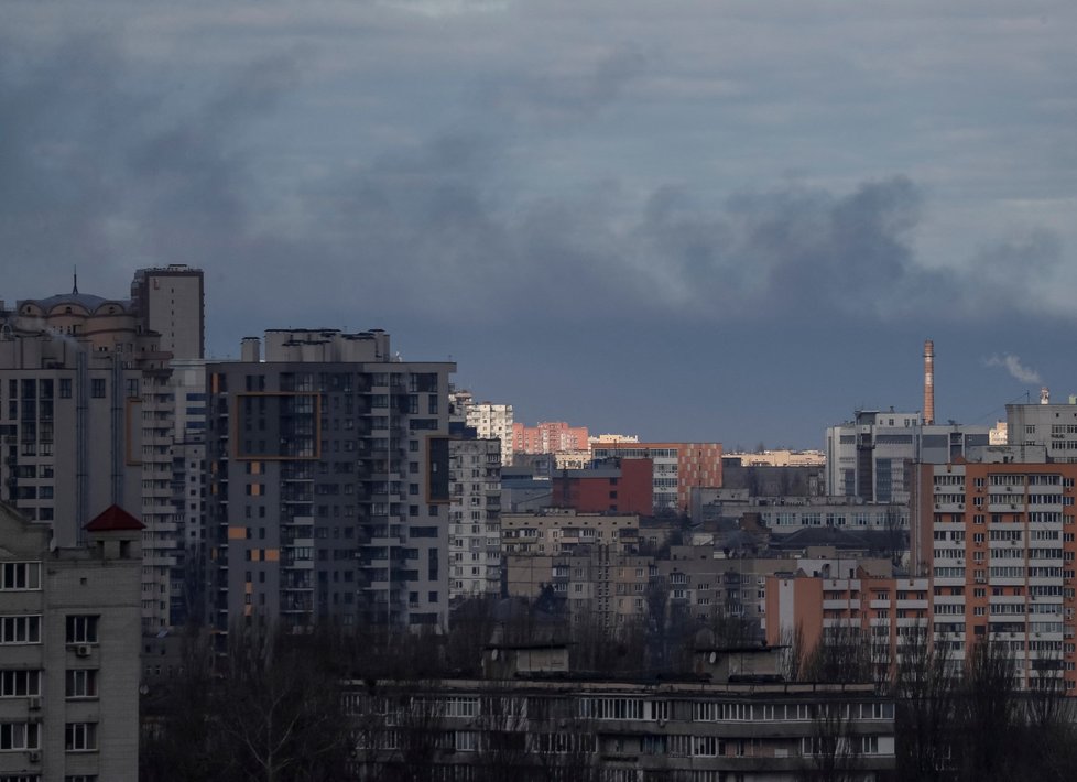 Morning in Kyiv / Ránov v Kyjevě. (27.2.2022)