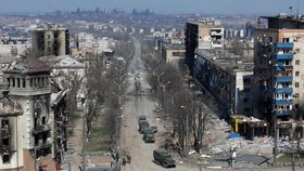 Zdevastovaný Mariupol. (7.4.2022)