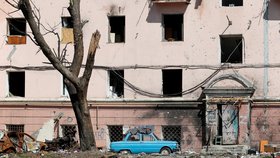 Rusy zdevastovaný Mariupol. (20.5.2022)
