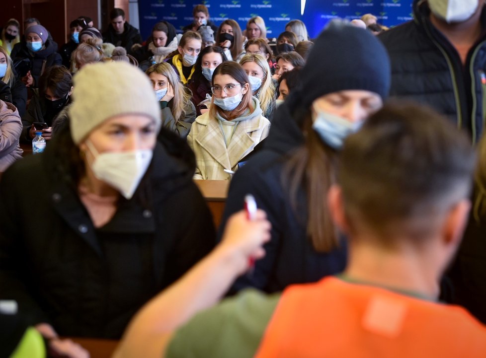 Krajské asistenční centrum v Jihlavě. (8.3.2022)