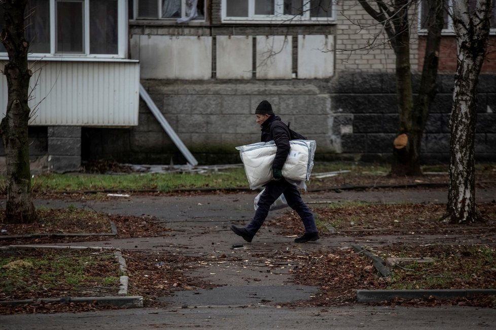 Zdevastovaný Bachmut. (18.12.2022)