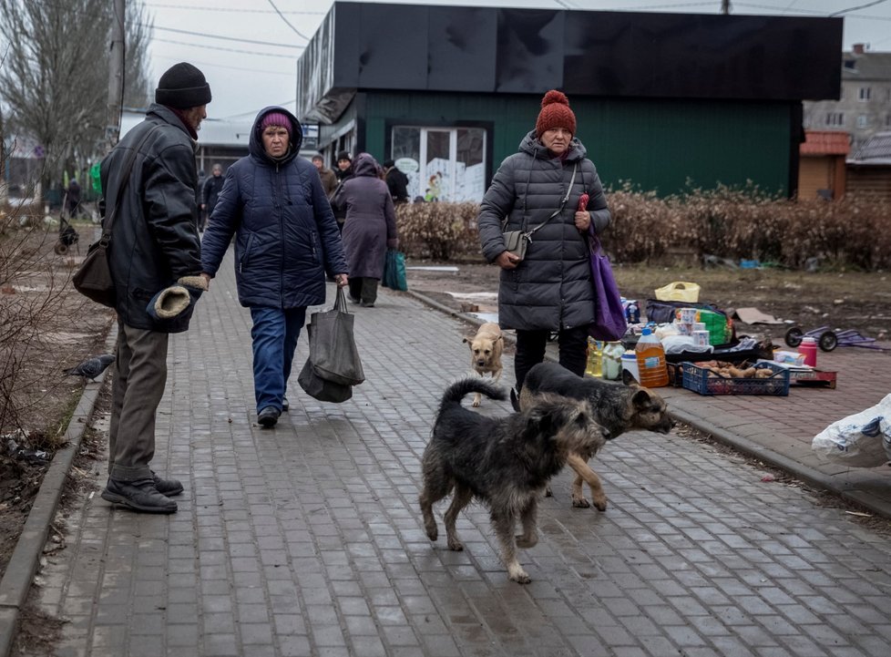 Zdevastovaný Bachmut. (18.12.2022)