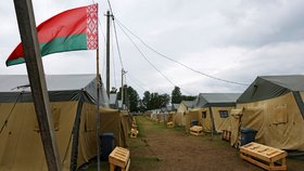 Stanový výcvikový tábor v Bělorusku.