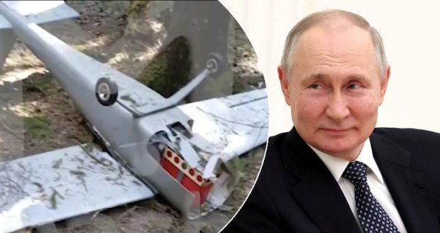 Tajemství dronu zříceného u Moskvy: Atentát na Putina!? Nesl 17 kilogramů výbušnin