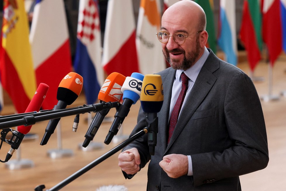 Summit v Bruselu: Předseda Evropské rady Charles Michel (9.2.2023)