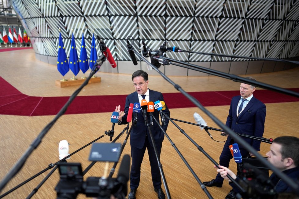 Summit v Bruselu: Nizozemský premiér Mark Rutte. (9.2.2023)